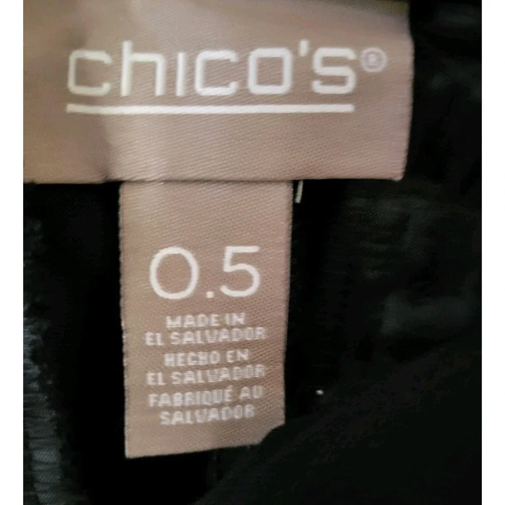 Chico's‎ Women's 6R (0.5) Stretch Pull‑On Straight Leg Ankle Pants